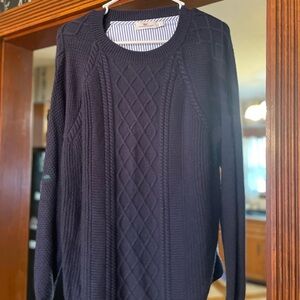 Vineyard Vines Navy Crew Neck Sweater